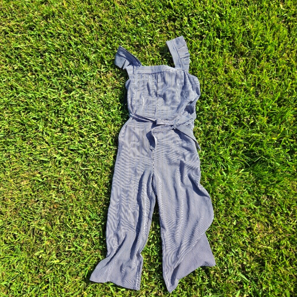 Monteau Navy and White Striped Garment